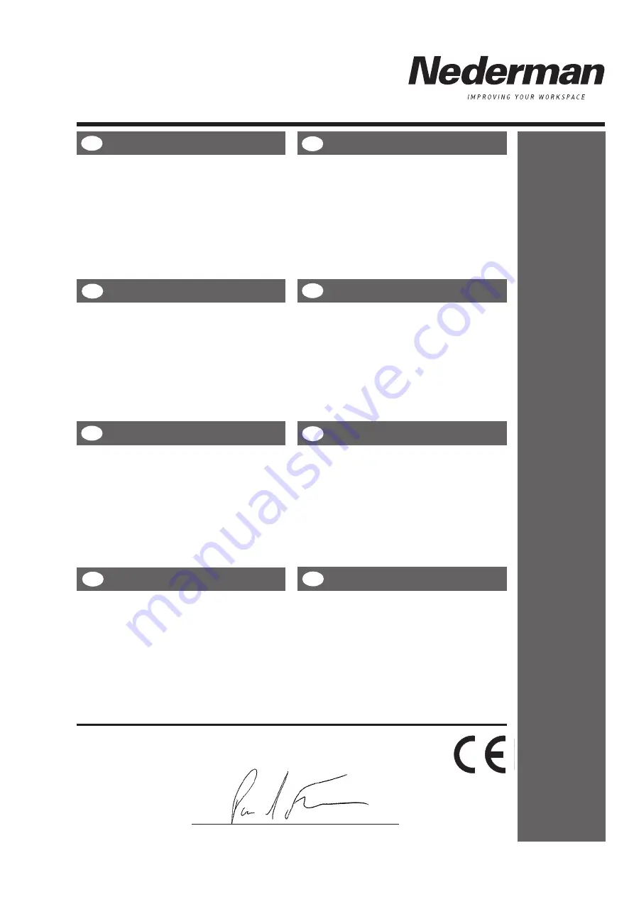 Nederman ORIGINAL 535 Series Скачать руководство пользователя страница 12