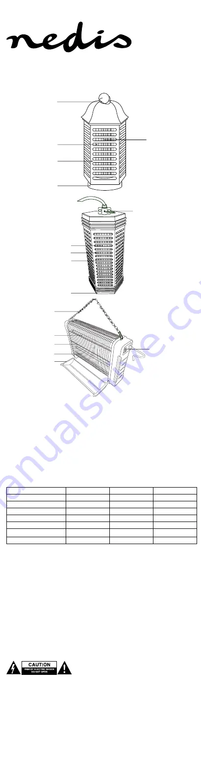 nedis INKI110CBK16 User Manual Download Page 1