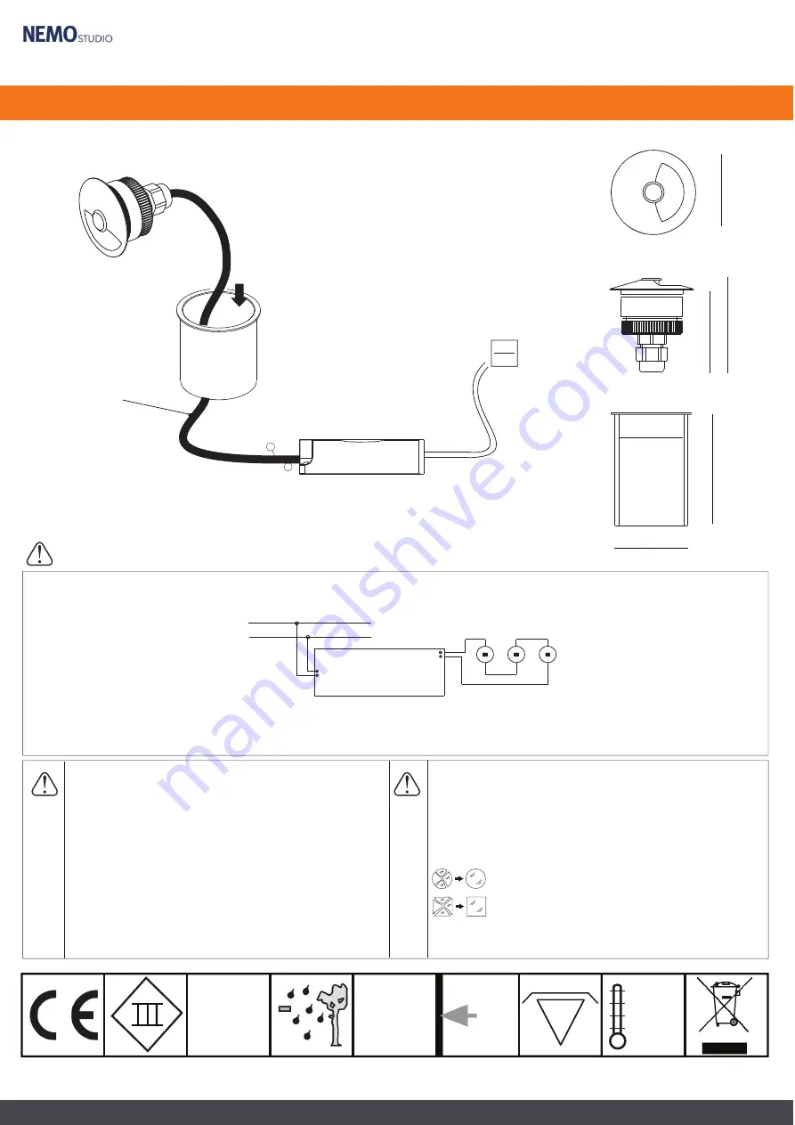 Nemo LUX WALKWAY Скачать руководство пользователя страница 1