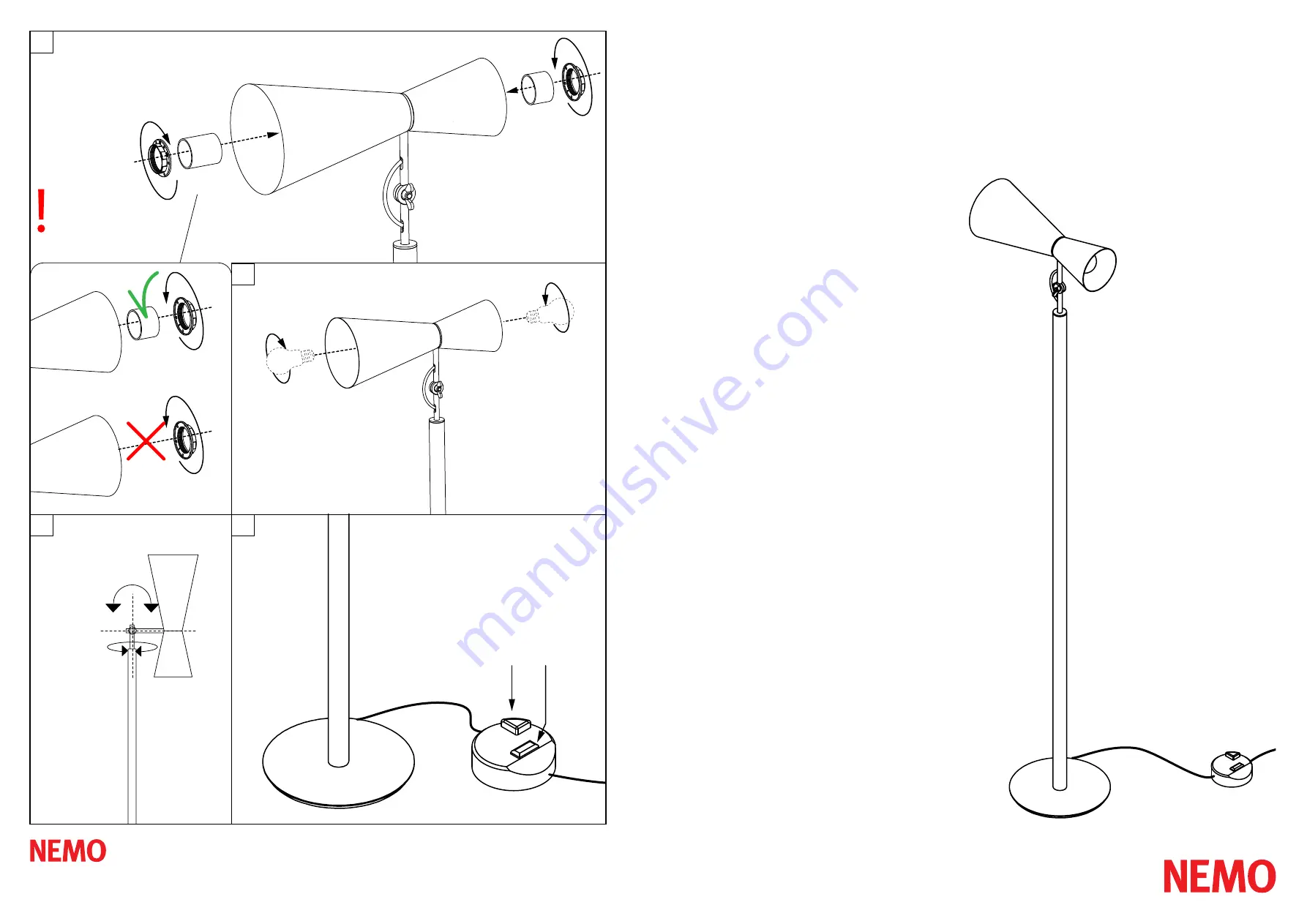 Nemo PARLIAMENT FLOOR Assembly Instructions Download Page 1