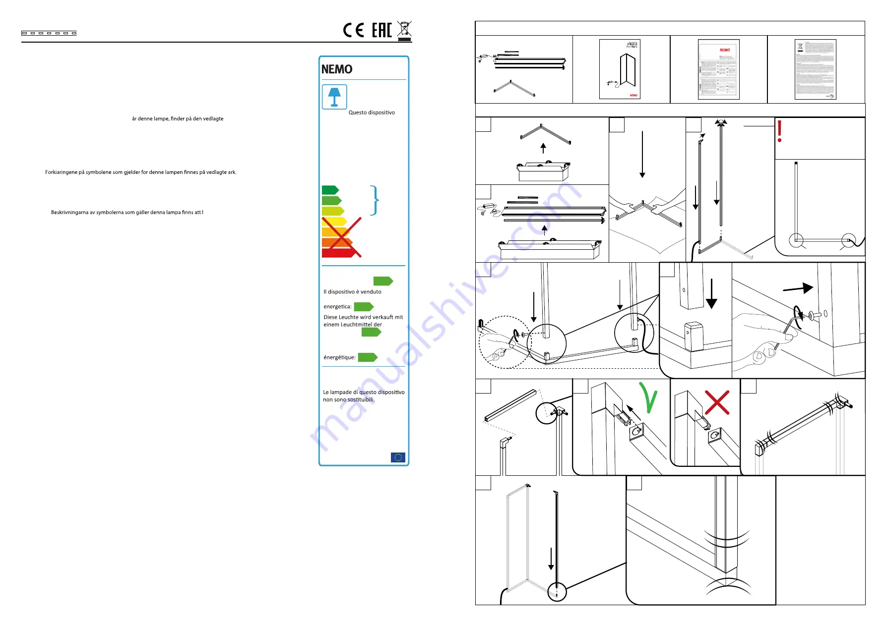 Nemo SPIGOLO FLOOR Скачать руководство пользователя страница 2