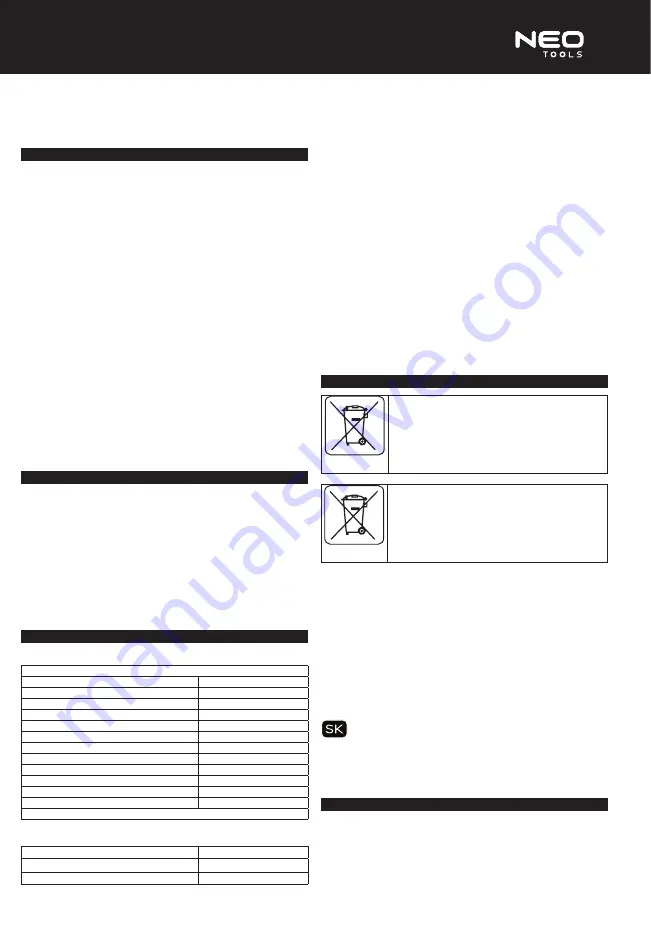 NEO TOOLS 04-200 Manual Download Page 11