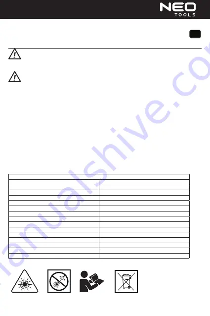 NEO TOOLS 75-107 Instruction Manual Download Page 7