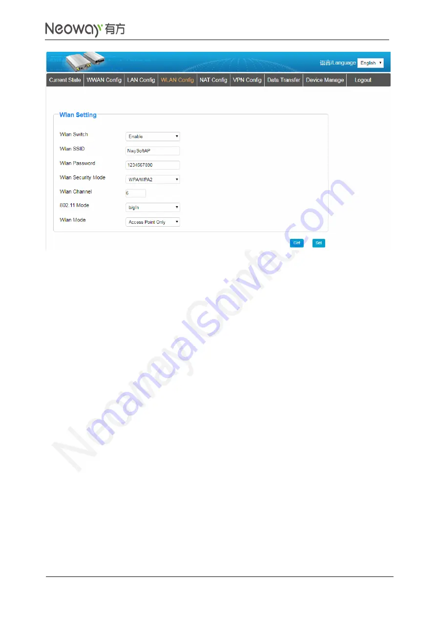 Neoway N3830 Operation Manual Download Page 22