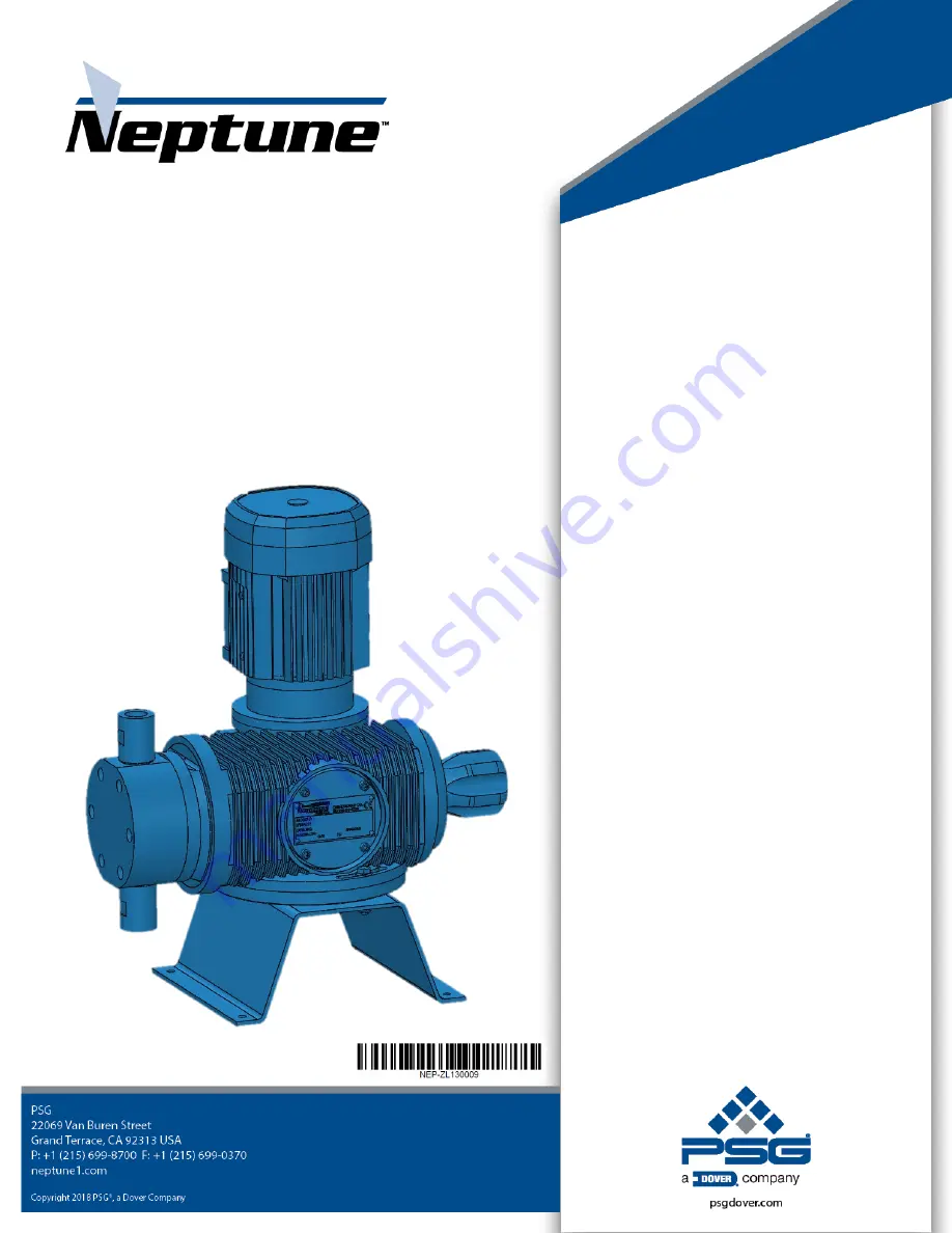 Neptune 7000 Series Installation Operation & Maintenance Download Page 1