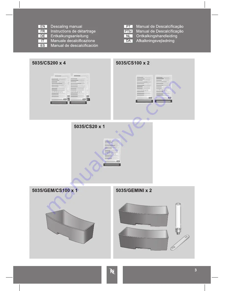 Nespresso 704 Descaling Manual Download Page 3