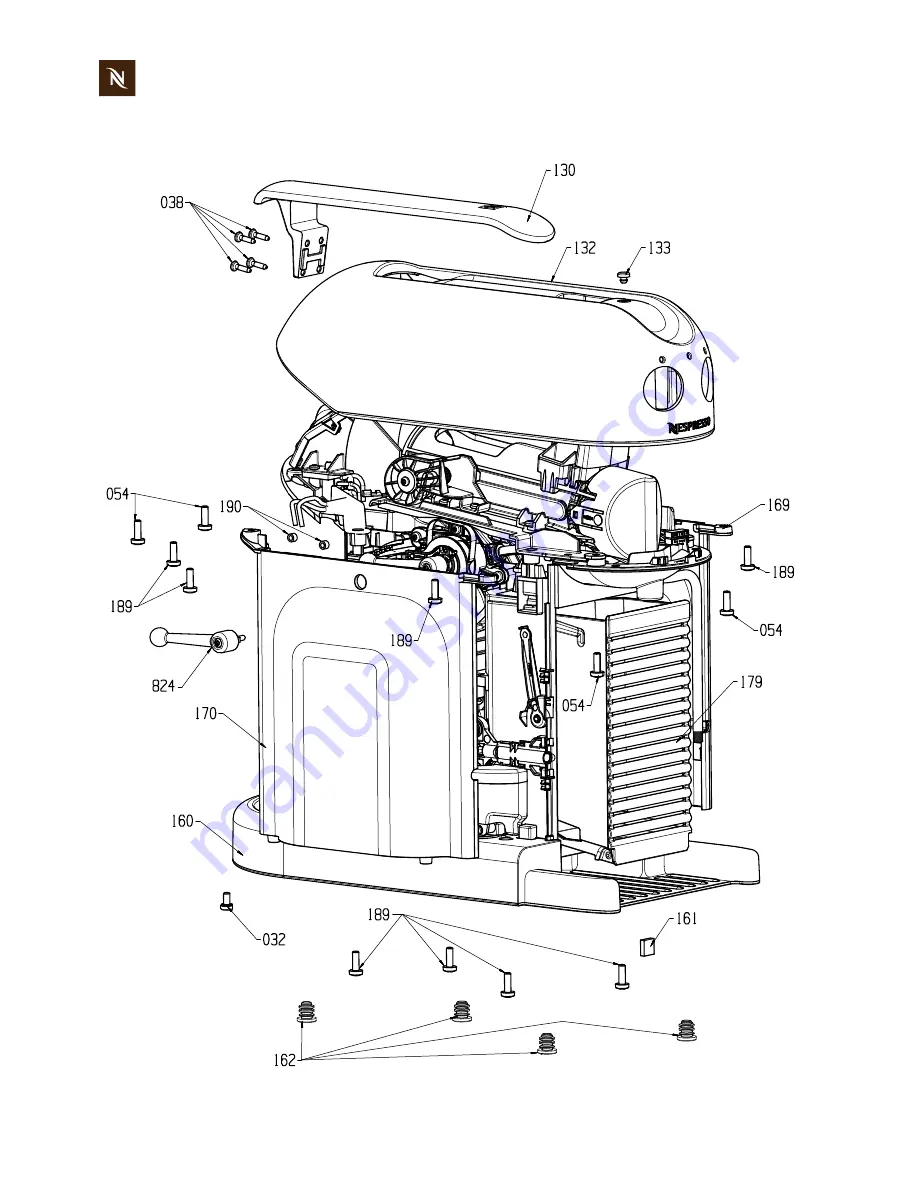 Nespresso Gran Maestria EF 287 Service Manual Download Page 138