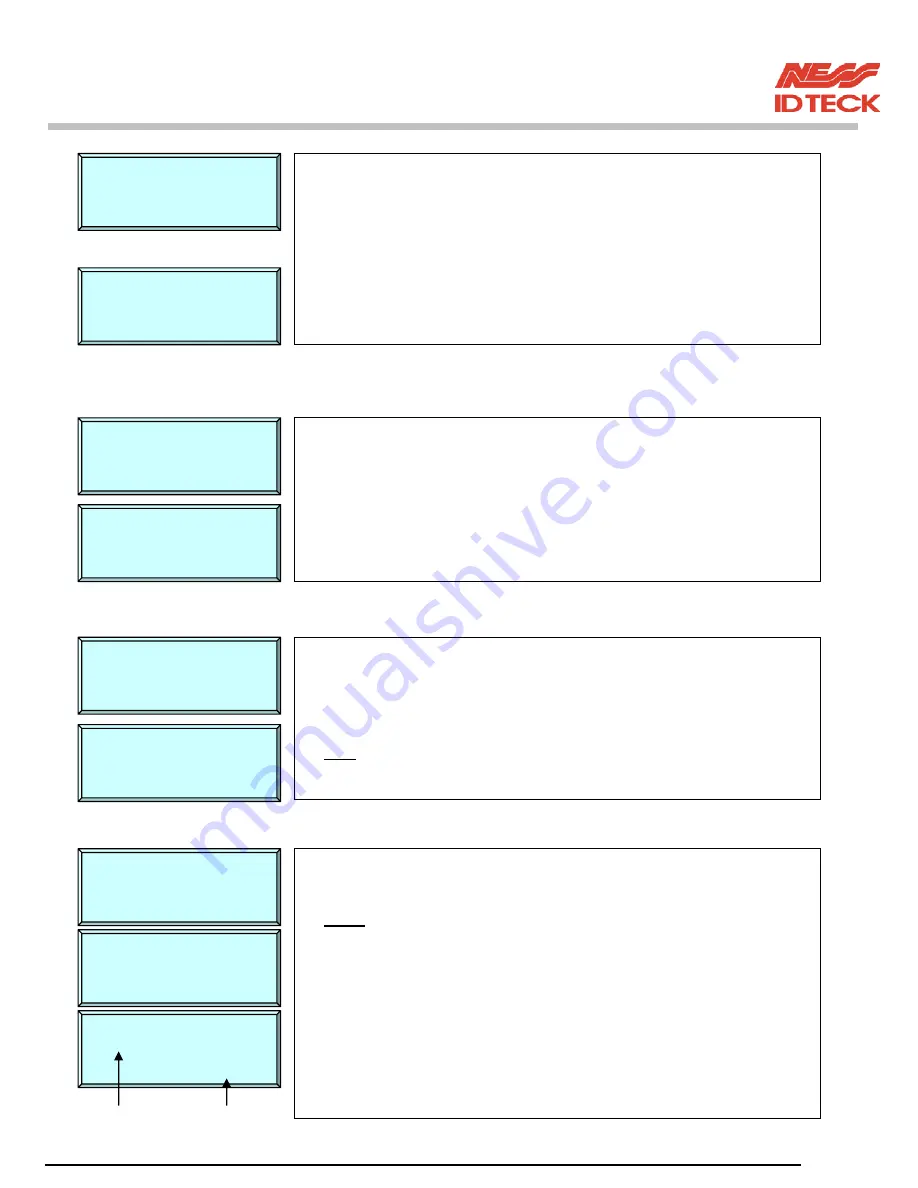 NESS ID TECK Finger007 User Manual Download Page 48