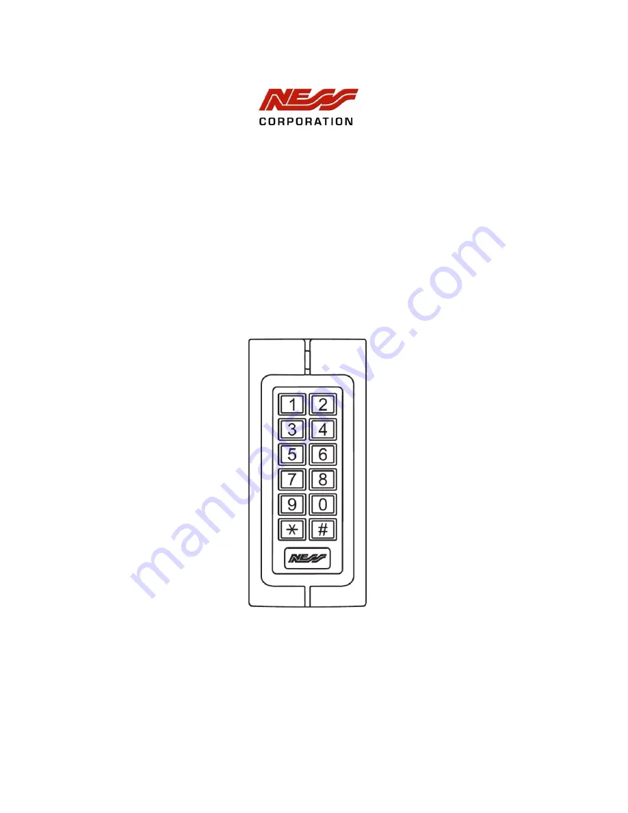 Ness S2 Installation And User Manual Download Page 1