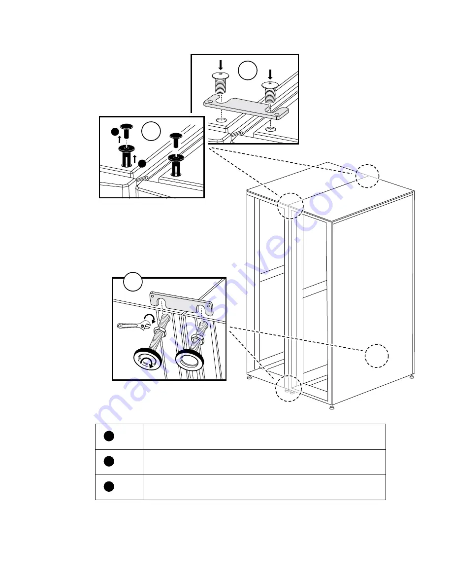 NetApp 42U 1280 mm System Cabinet Manual Download Page 14