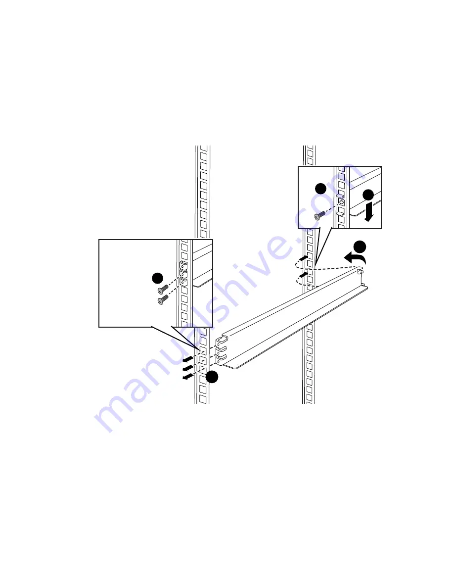 NetApp 42U 1280 mm System Cabinet Manual Download Page 17