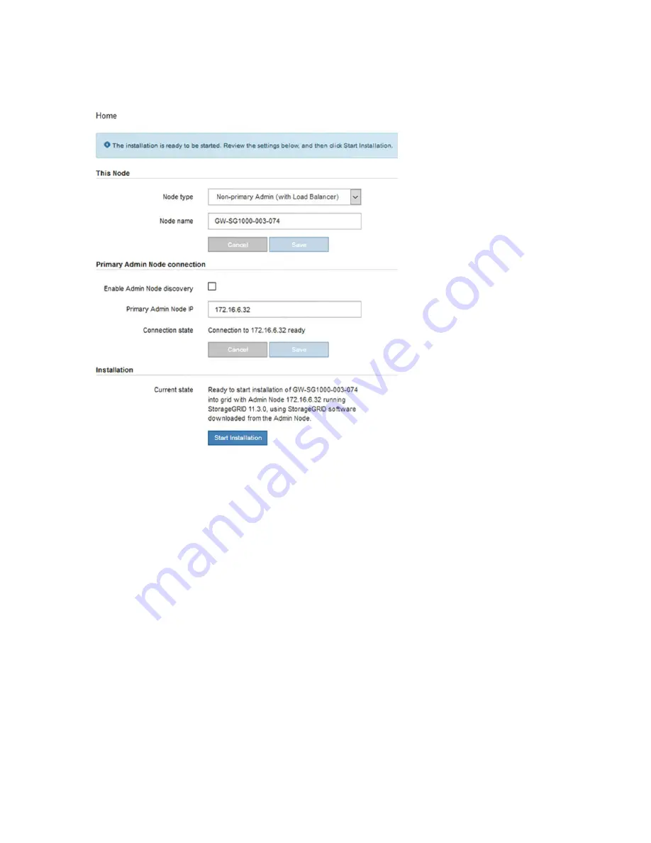 NetApp SG100 Hardware Installation And Maintenance Manual Download Page 62