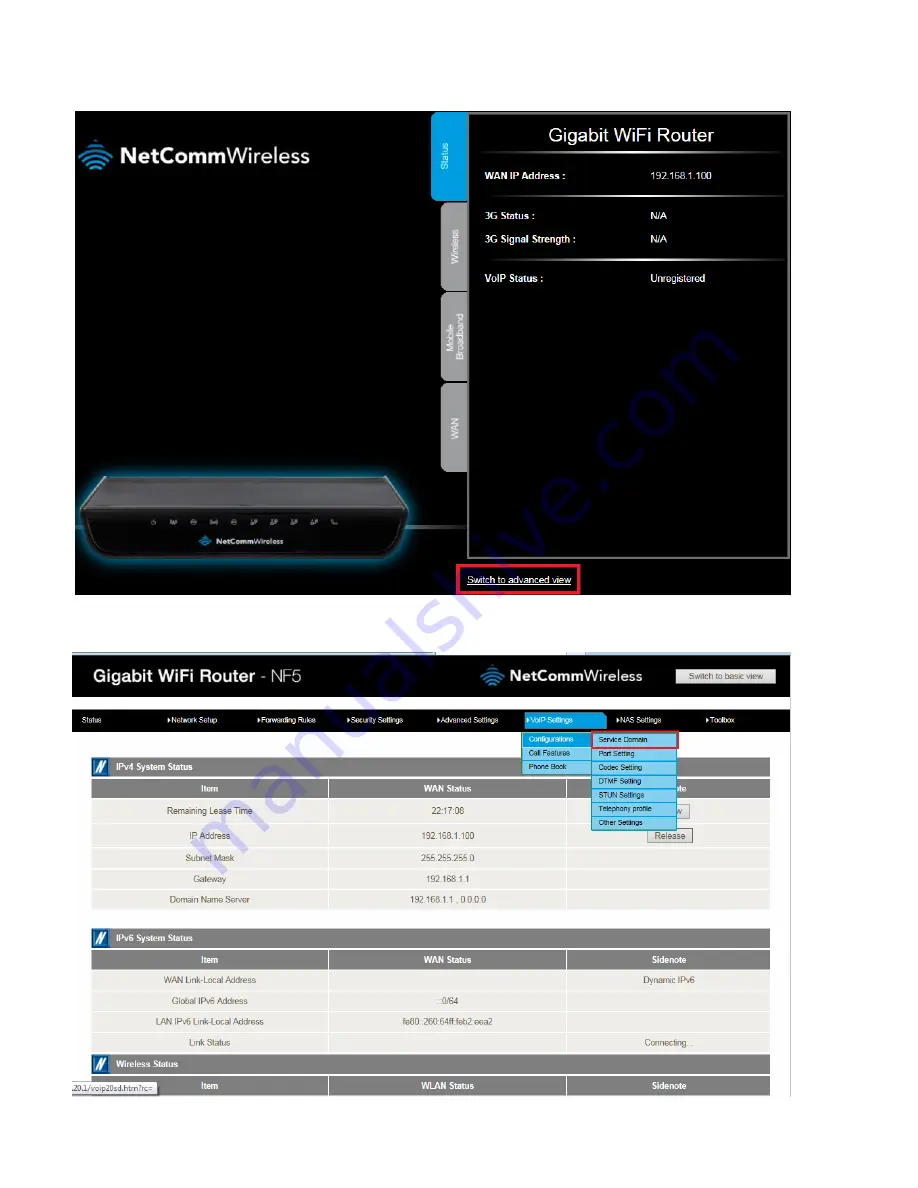 NetComm NF5 Setup Manual Download Page 5