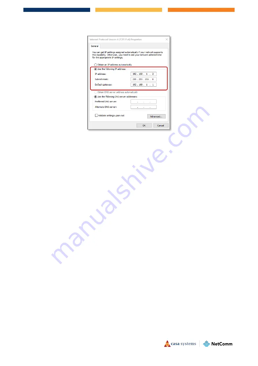 NetComm NS-02 User Manual Download Page 22