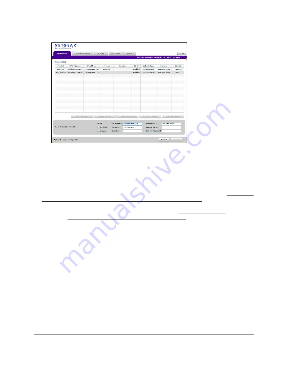 NETGEAR GS108Tv3 User Manual Download Page 28