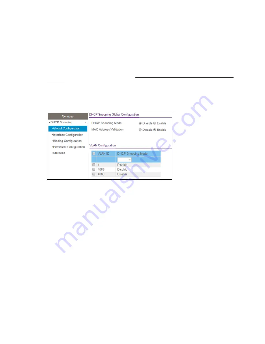 NETGEAR GS108Tv3 User Manual Download Page 125