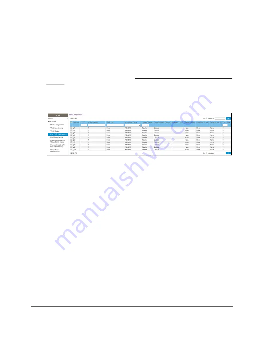 NETGEAR GS108Tv3 User Manual Download Page 158