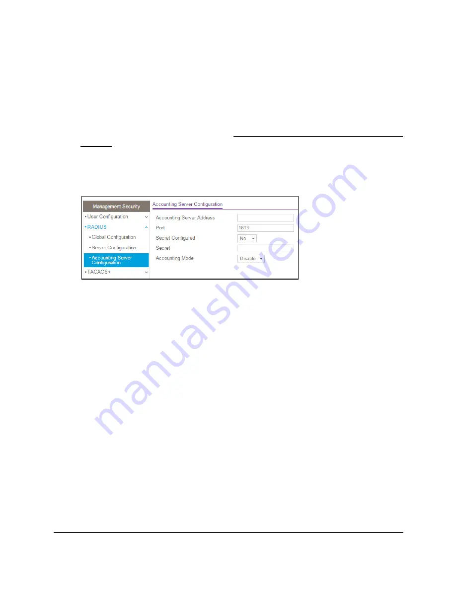 NETGEAR GS108Tv3 User Manual Download Page 306