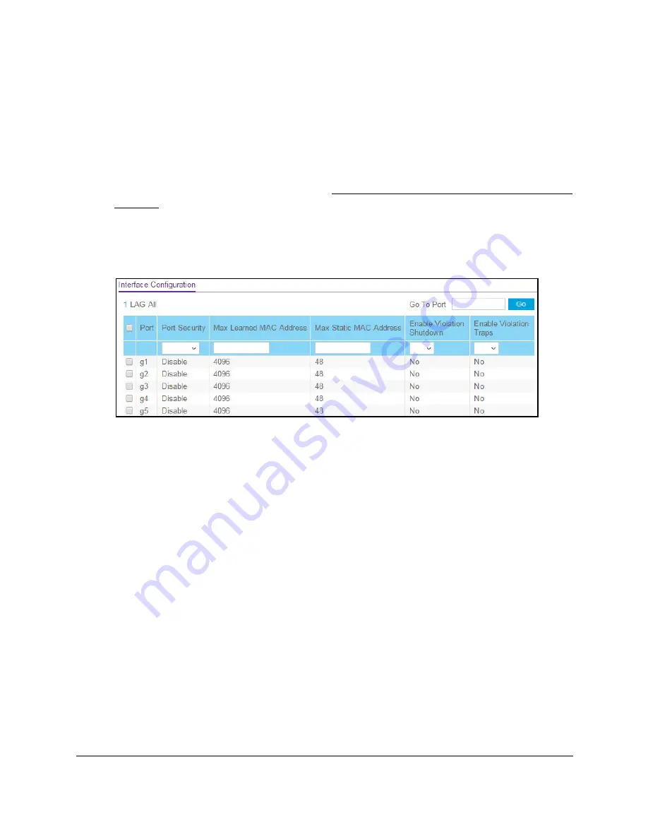 NETGEAR GS108Tv3 User Manual Download Page 354