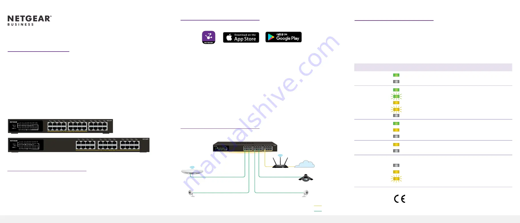 NETGEAR GS324P Installation Manual Download Page 1