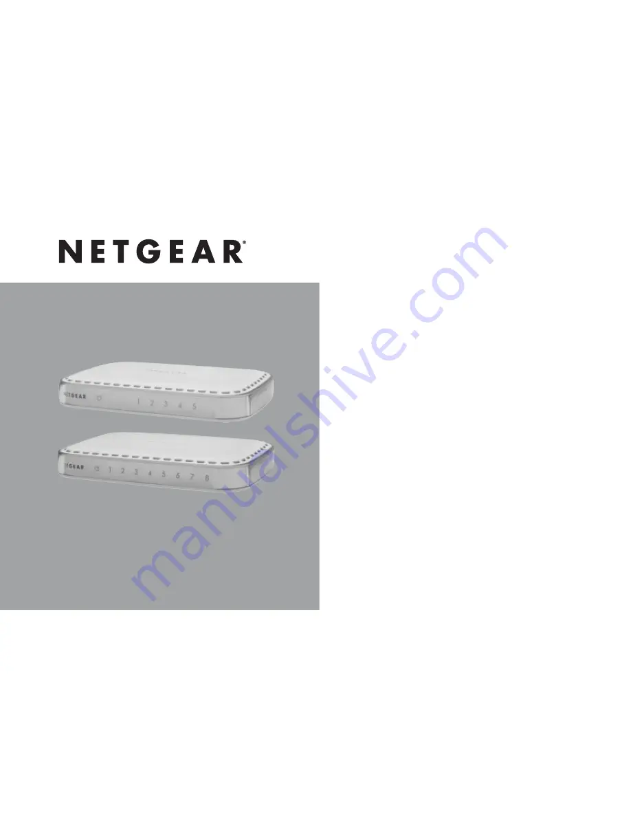 NETGEAR GS605 - Gigabit Desktop Switch Installation Manual Download Page 1