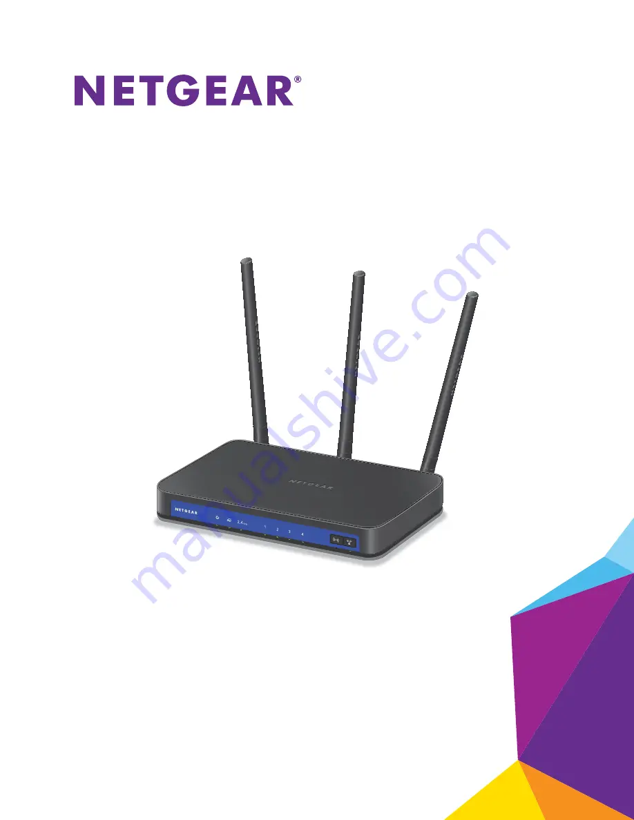 NETGEAR N450 WNR2500 Скачать руководство пользователя страница 1