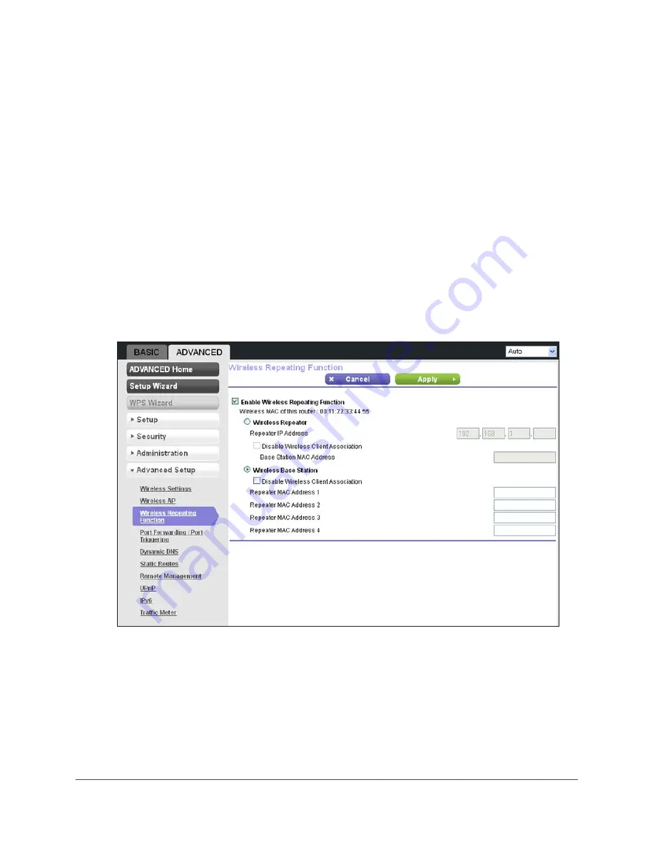 NETGEAR N450 WNR2500 User Manual Download Page 84