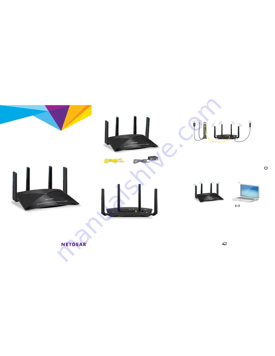 NETGEAR Nighthawk X10 Quick Start Up Manual Download Page 1