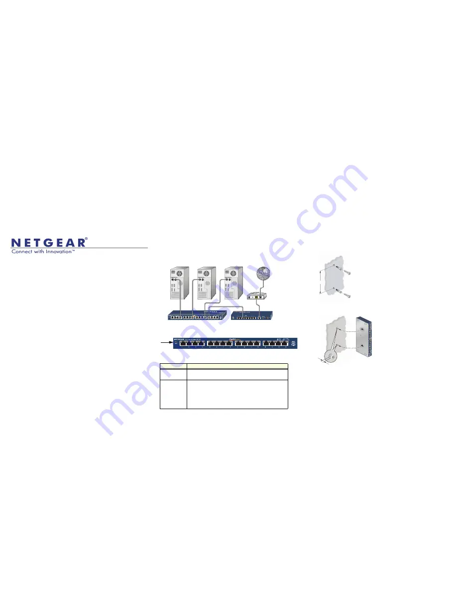 NETGEAR ProSafe GS116v2 (German) Installationsanleitung Download Page 1