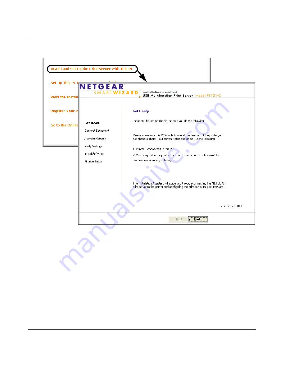 NETGEAR PS121v2 - USB Mini Print Server User Manual Download Page 21