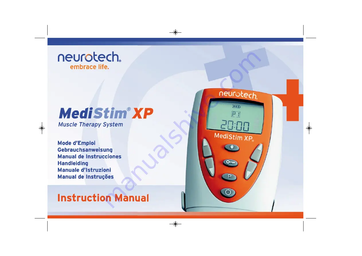 Neurotech MediStim XP Instruction Manual Download Page 1