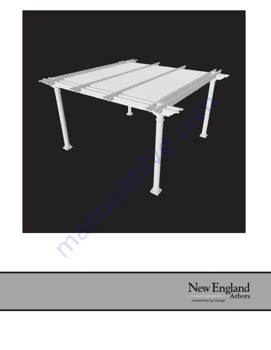 New England Arbors Aberdeen Assembly Manual Download Page 1