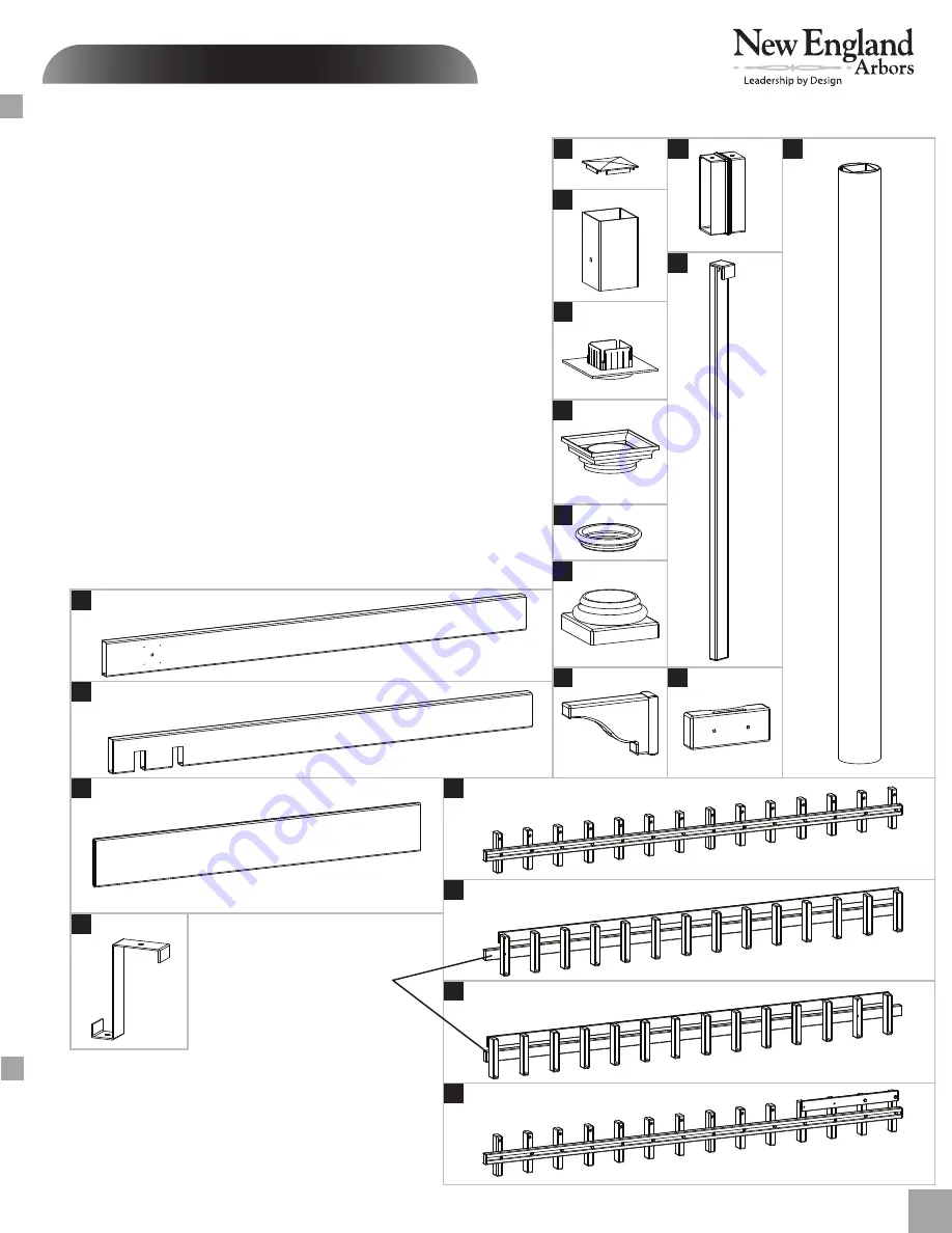 New England Arbors Aberdeen Assembly Manual Download Page 5