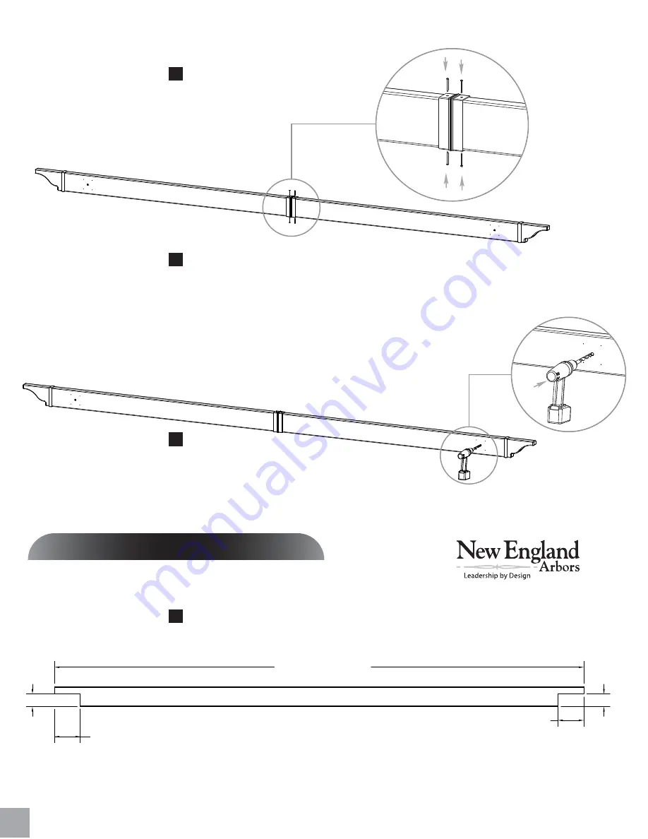 New England Arbors Aberdeen Assembly Manual Download Page 14