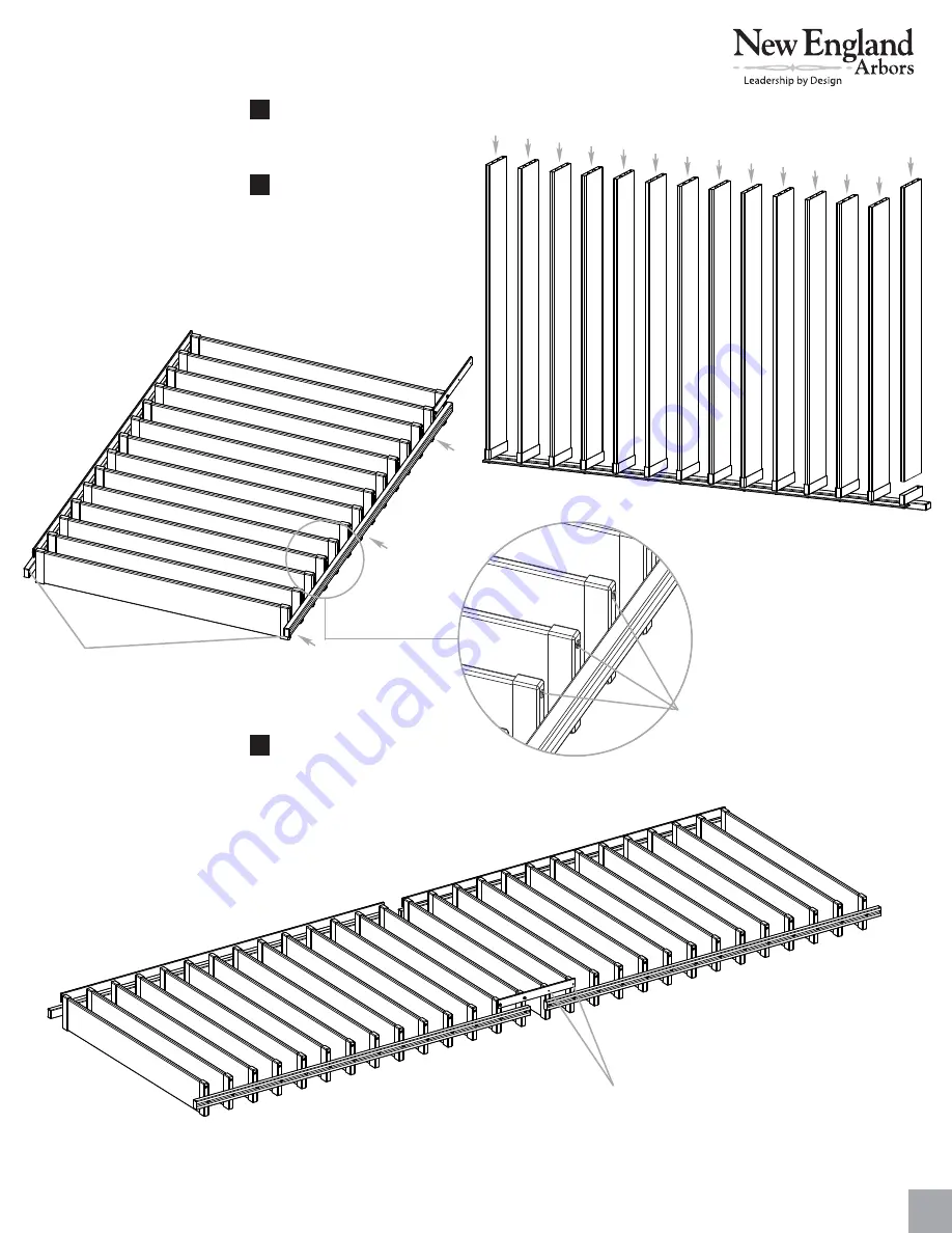 New England Arbors Aberdeen Assembly Manual Download Page 19