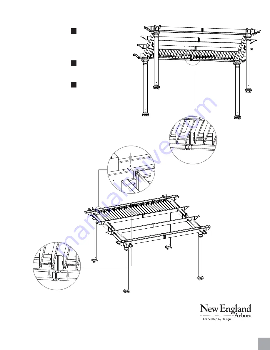 New England Arbors Aberdeen Assembly Manual Download Page 21