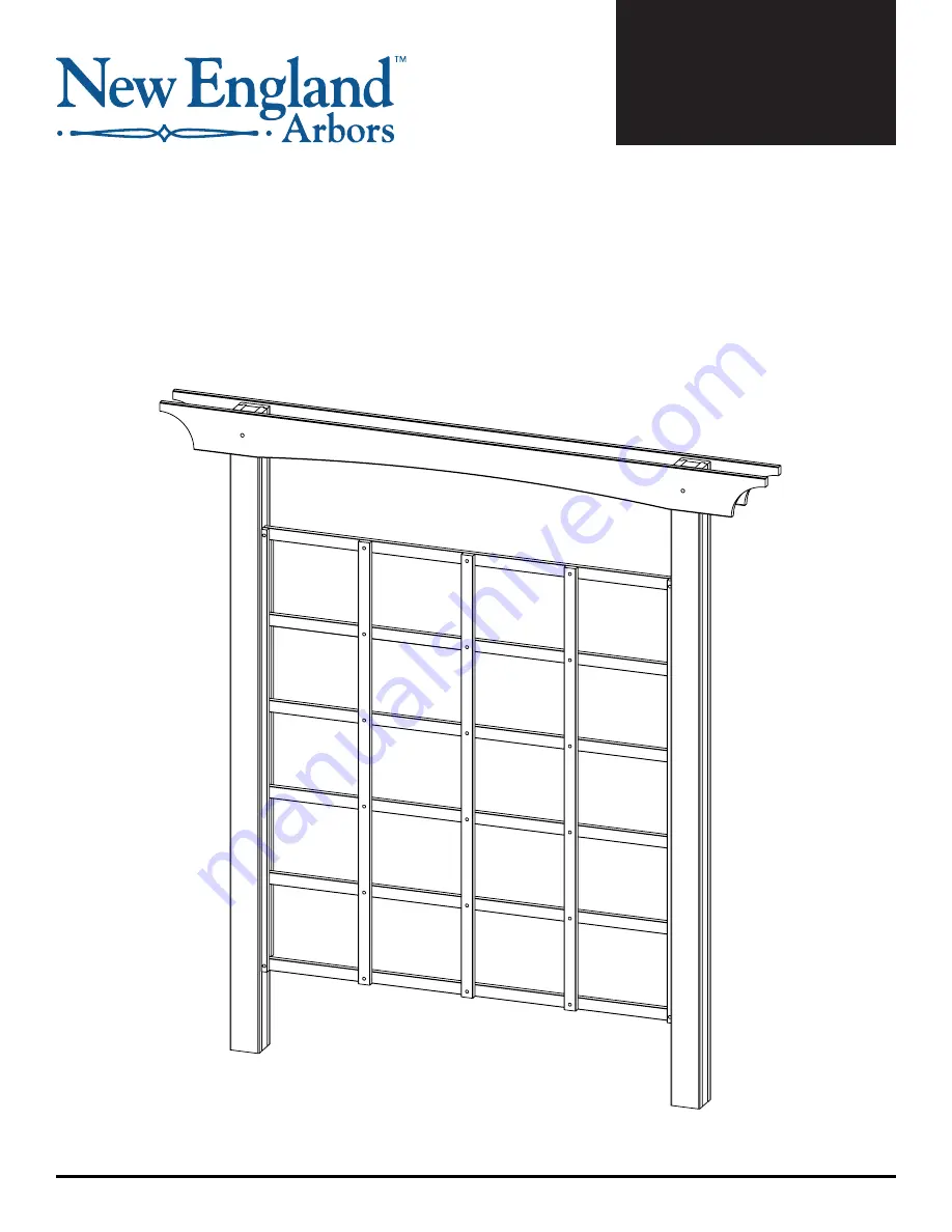 New England Arbors Heartwood VA68899 Assembly Manual Download Page 1