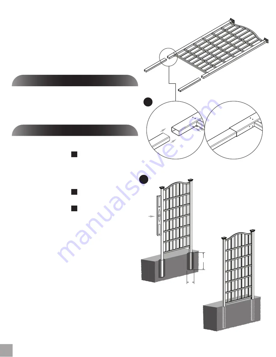 New England Arbors The Trellis Assembly Instructions Download Page 4