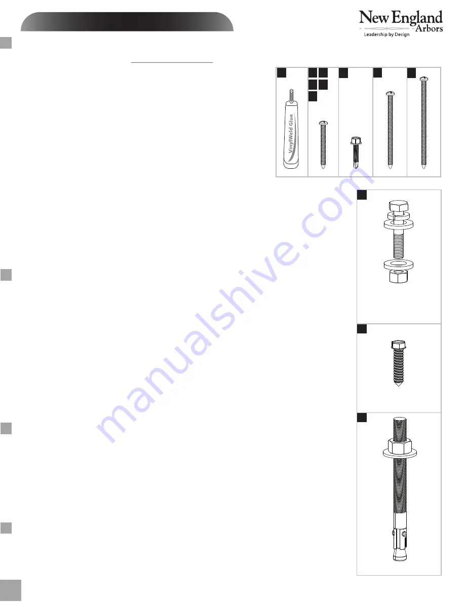 New England Arbors VA42081 Assembly Manual Download Page 6