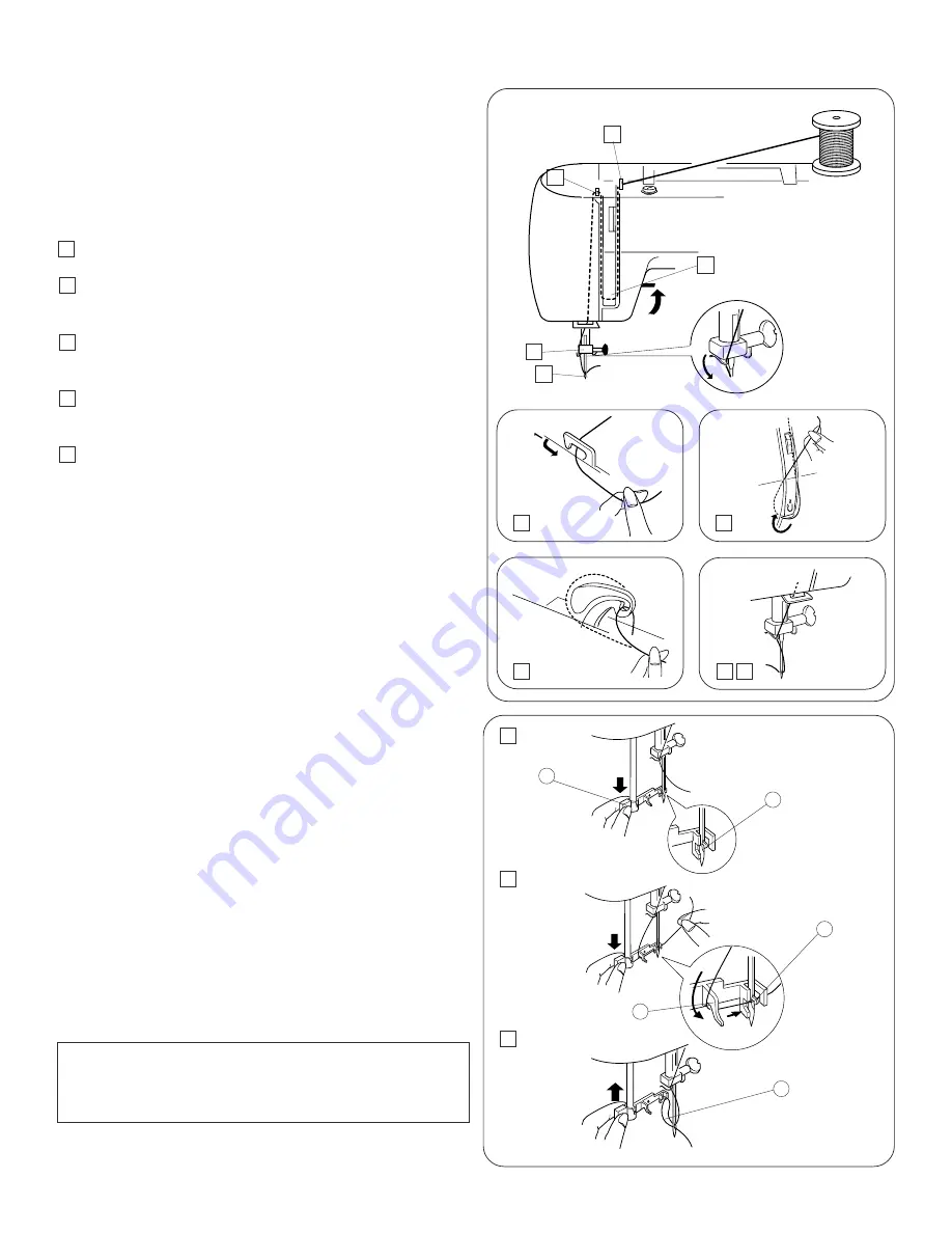 New Home NH1722S Instruction Manual Download Page 15