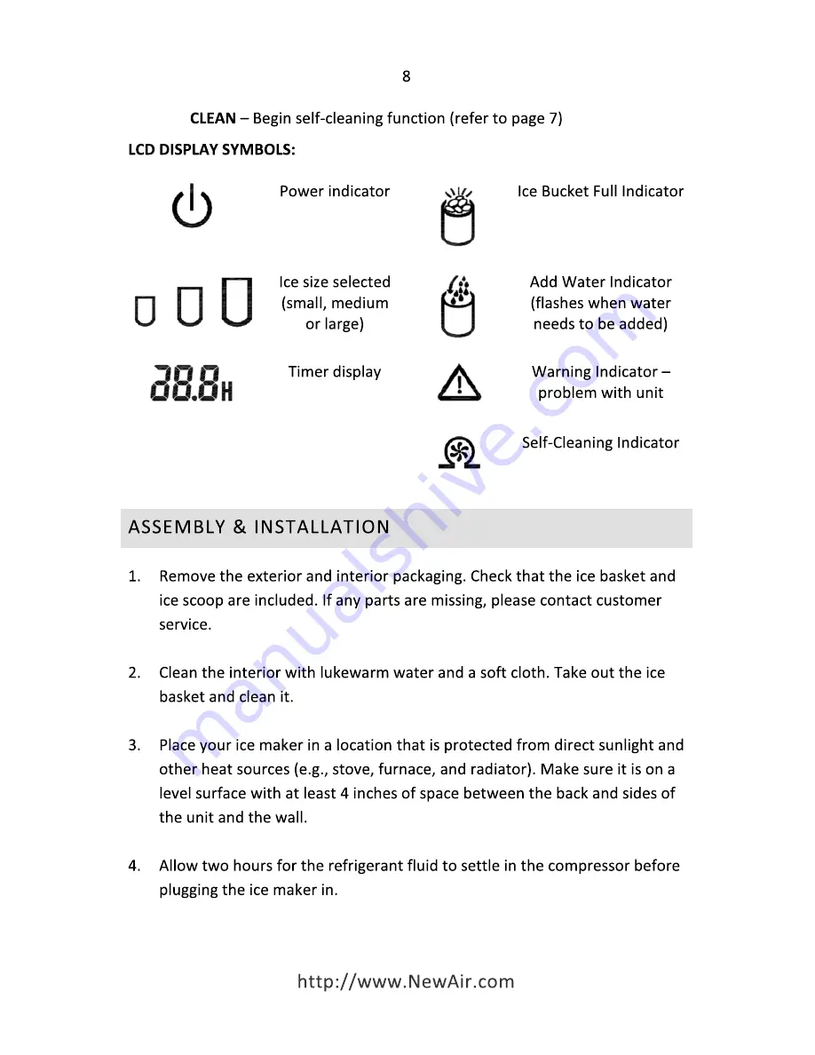 NewAir AI-215 Series Скачать руководство пользователя страница 8