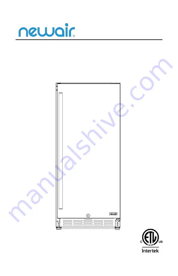 NewAir NOF090SS00 Owner'S Manual Download Page 1