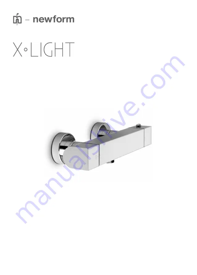 newform X LIGHT 64060 Instructions Manual Download Page 1