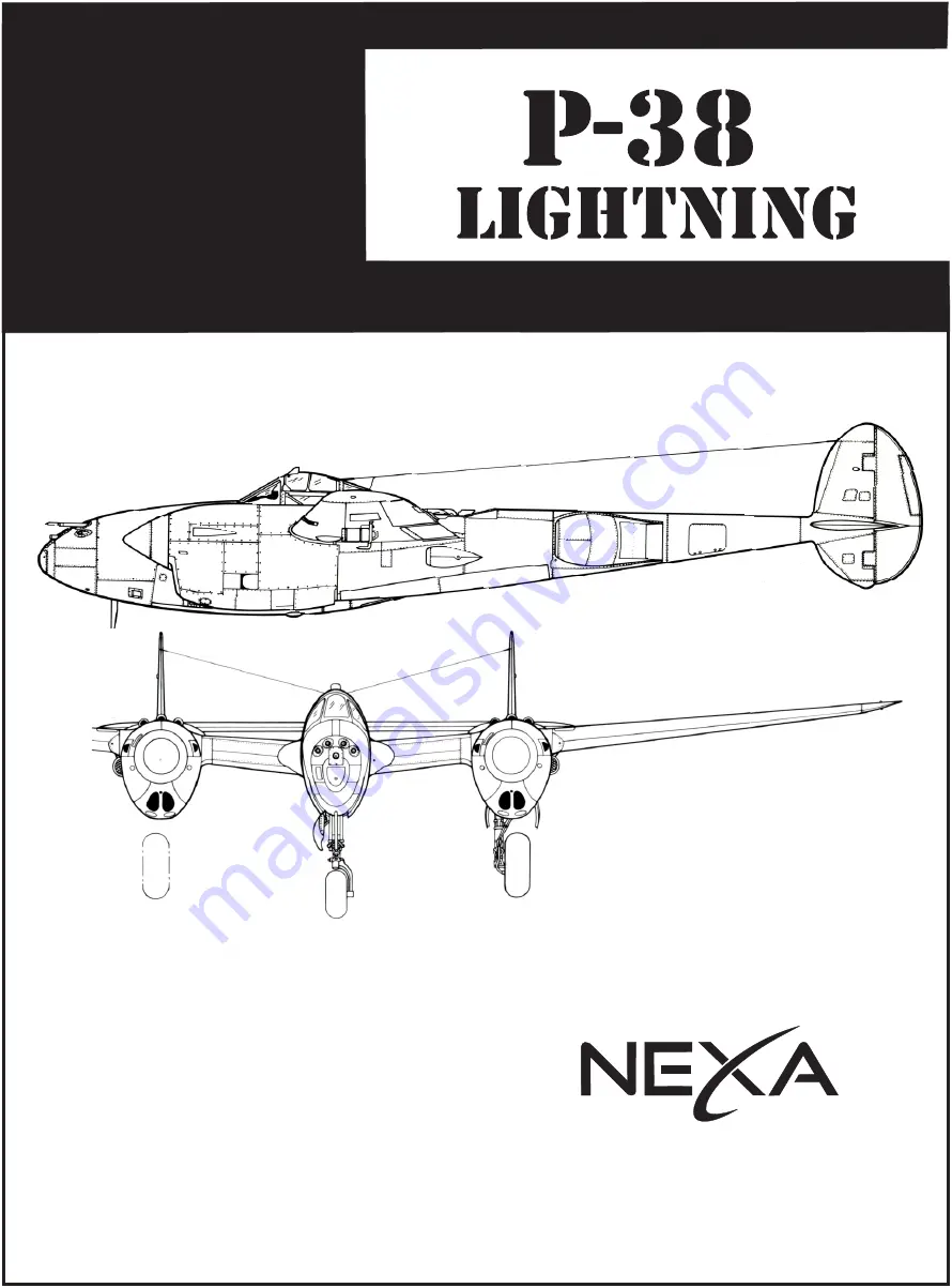 Nexa P-38 Lightning Скачать руководство пользователя страница 1