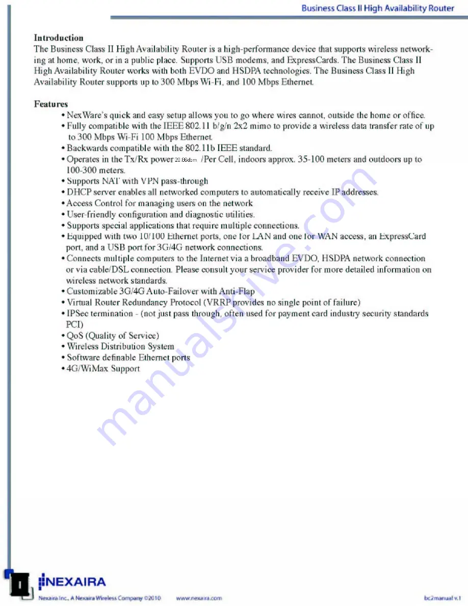 Nexaria NEX-SH-B109 Instructlon Manual Download Page 5