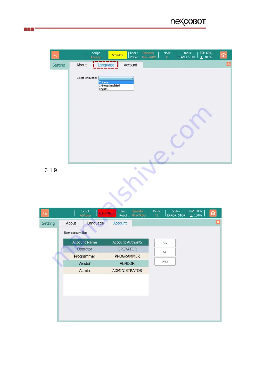 NEXCOBOT MiniBot User Manual Download Page 36