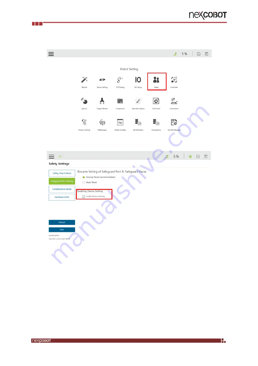 NEXCOBOT TP-100-1 User Manual Download Page 23