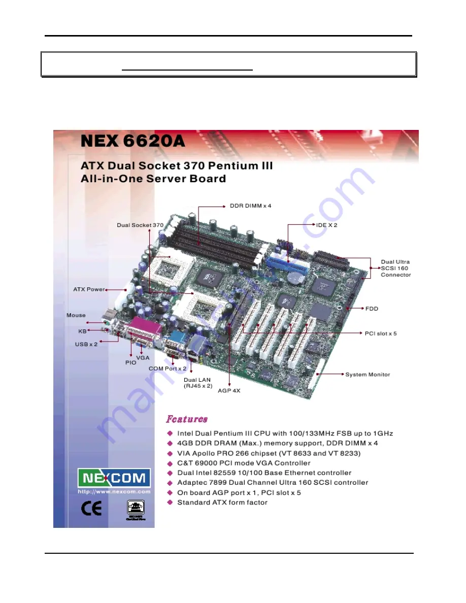 Nexcom NEX 6620A User Manual Download Page 8