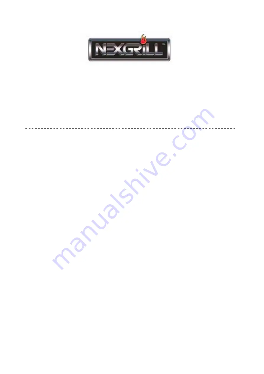 Nexgrill 720-0582B Manual Download Page 1