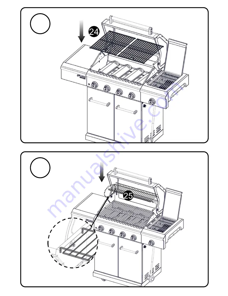 Nexgrill DeLuxe dual energy 1900635 Assembly Instructions Manual Download Page 21